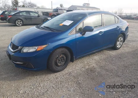 2014 Honda Civic Lx из США, поврежденный, VIN 19XFB2F5XEE035677